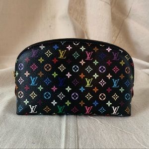 💓MULTICOLOR NOIR💓 Louis Vuitton Cosmetic Pouch